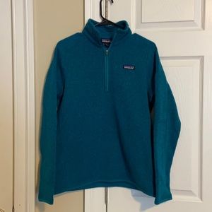 Women’s Patagonia better sweater quarter zip size L